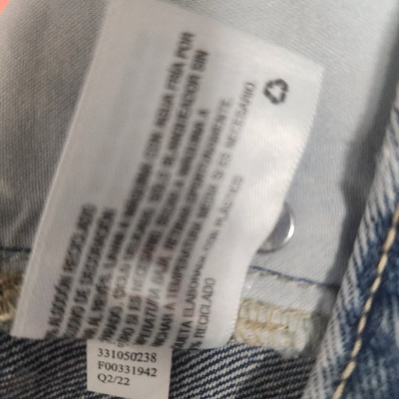 wild Fable denim patchwork mini skirt 18 nwot Academia College 3/$25 - Picture 8 of 13